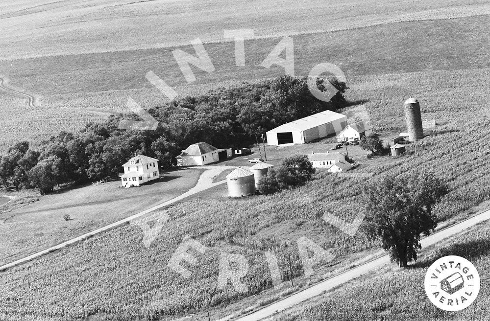 Vintage Aerial Minnesota Redwood County 1975 8KRE24
