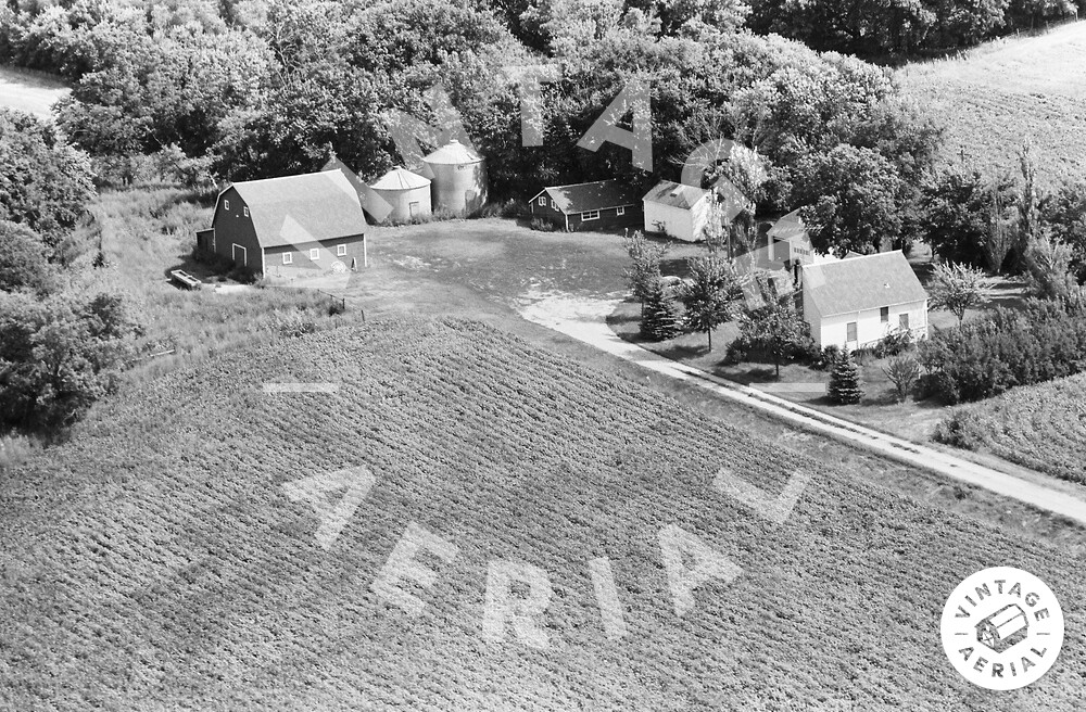 Vintage Aerial Minnesota Lac qui Parle County 1968 21CLQ6