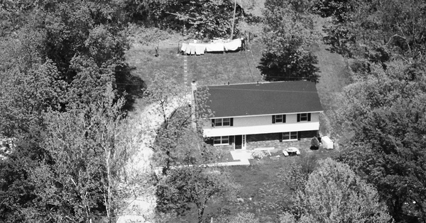 Vintage Aerial photo from 1985 in Lawrence County, IN