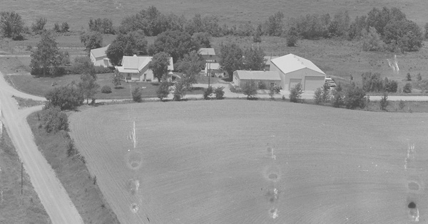Vintage Aerial photo from 1980 in Marshall County, KS