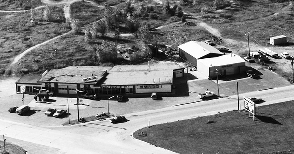 Vintage Aerial photo from 1983 in Mower County, MN