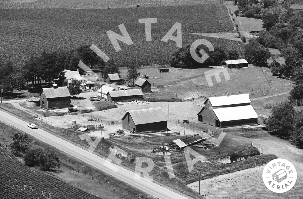 Vintage Aerial Iowa Monona County 1978 2YMON28
