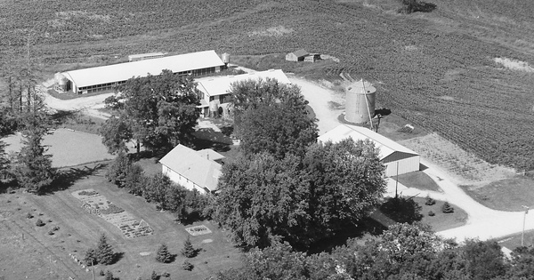 Vintage Aerial photo from 1996 in Fillmore County, MN
