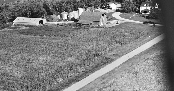 Vintage Aerial photo from 1978 in Chippewa County, MN