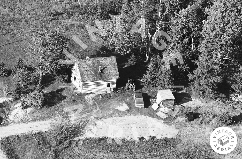 Vintage Aerial Michigan Cheboygan County 1989 37RCB10