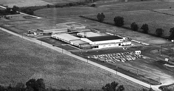 Vintage Aerial photo from 1964 in Howard County, IN