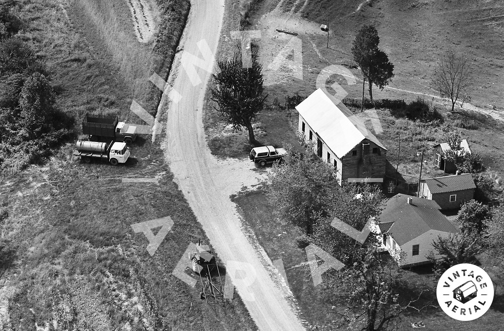 Vintage Aerial Kentucky McLean County 1980 6SMC9