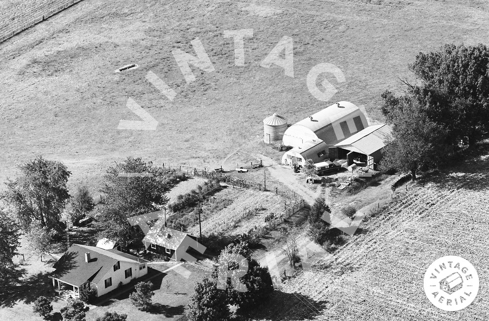 Vintage Aerial Kentucky McLean County 1980 16SMC25