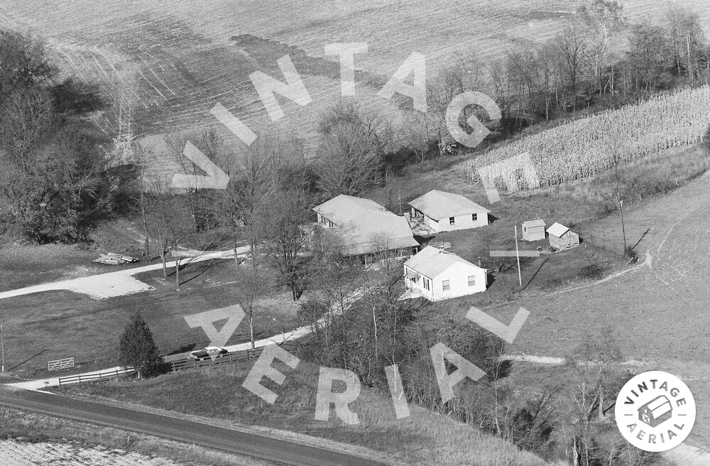 Vintage Aerial Kentucky Larue County 1978 8MLR31