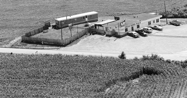 Vintage Aerial photo from 1985 in Meade County, KY