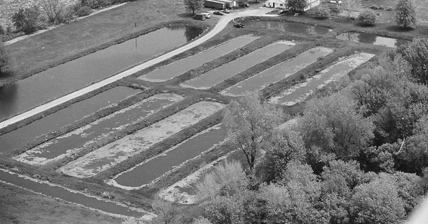Vintage Aerial photo from 1980 in Steuben County, IN