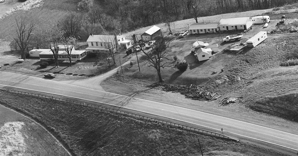 Vintage Aerial photo from 1980 in Fleming County, KY