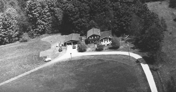 Vintage Aerial photo from 1992 in Oscoda County, MI