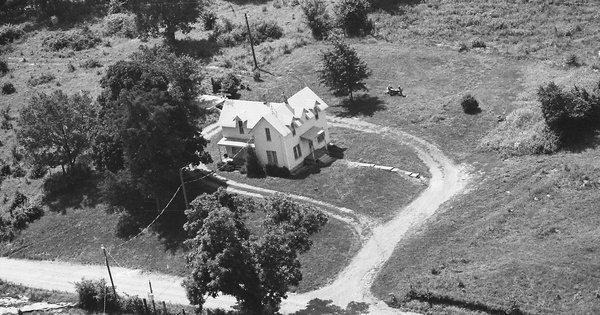 Vintage Aerial photo from 1986 in Jasper County, MO