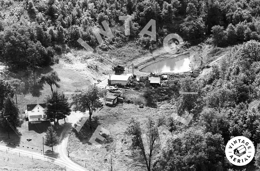 Vintage Aerial Pennsylvania Armstrong County 1971 17LAR3