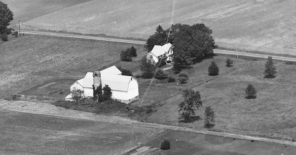 Vintage Aerial photo from 1990 in Genesee County, NY