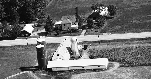 Vintage Aerial photo from -1986 in Lewis County, NY