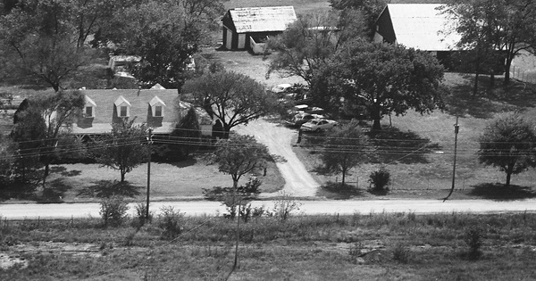 Vintage Aerial photo from -1986 in Washington County, OK
