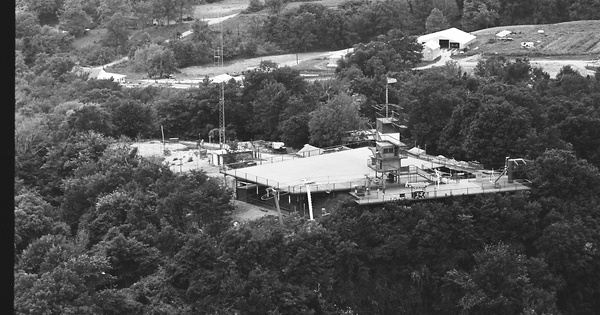 Vintage Aerial photo from 1968 in Pike County, MO