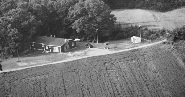 Vintage Aerial photo from 1982 in Clark County, IL