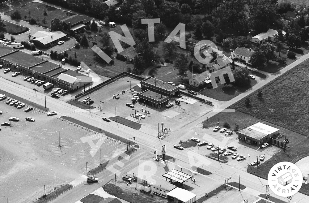 Vintage Aerial Illinois Logan County 1973 54LLO4