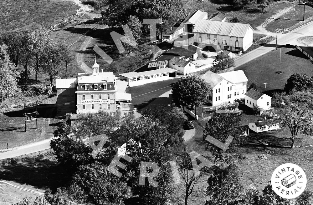 Vintage Aerial Pennsylvania Berks County 1963 4CBK28