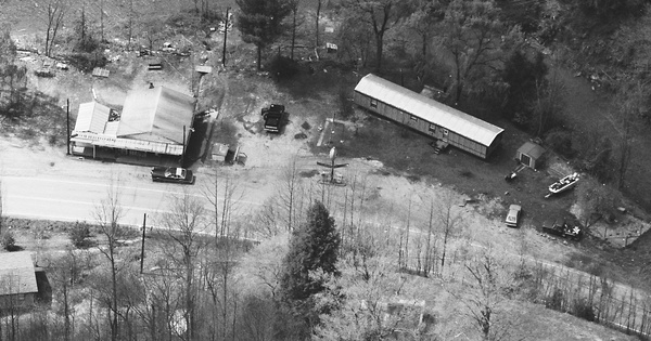 Vintage Aerial photo from 1987 in Leslie County, KY