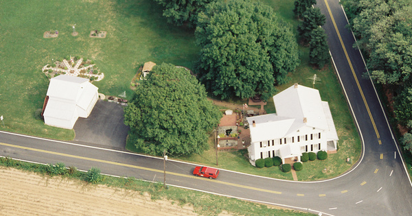 Vintage Aerial photo from 2002 in Frederick County, MD