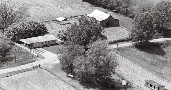 Vintage Aerial photo from 1978 in Warren County, KY
