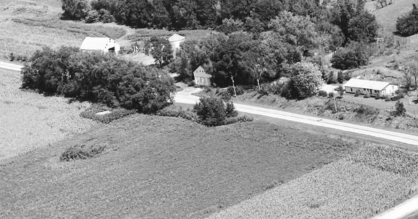 Vintage Aerial photo from 1986 in Pottawattamie County, IA
