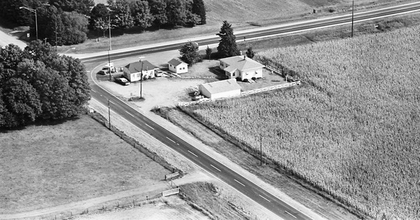 Vintage Aerial photo from 1976 in Polk County, IA