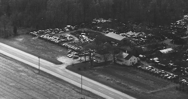 Vintage Aerial photo from 1967 in Queen Anne's County, MD