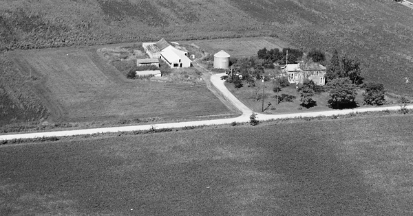 Vintage Aerial photo from 1980 in Jay County, IN