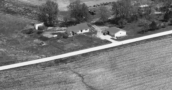 Vintage Aerial photo from 1991 in Des Moines County, IA