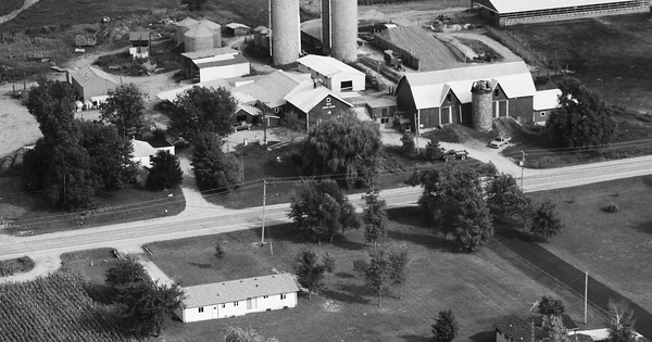 Vintage Aerial photo from 1987 in Genesee County, MI