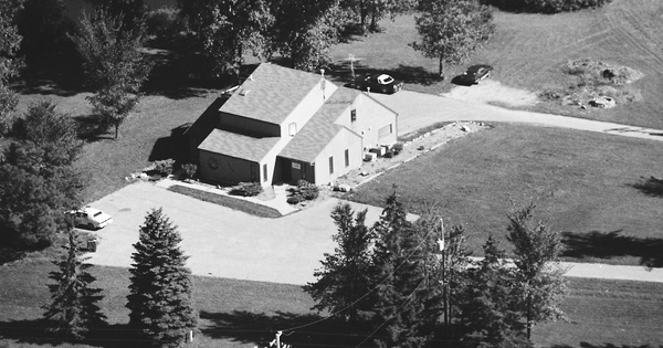 Vintage Aerial photo from 1988 in Jackson County, MI