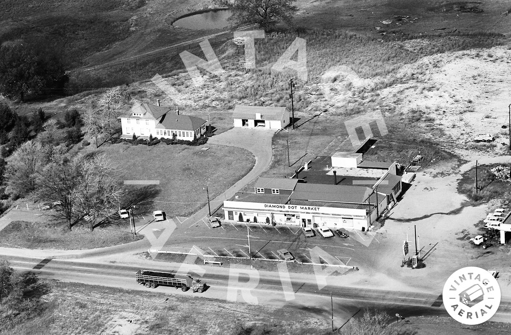 Vintage Aerial Michigan Livingston County 1963 22SLI24