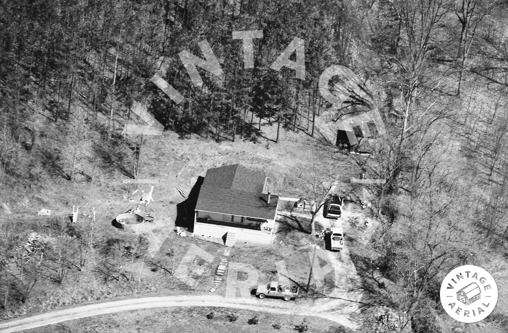 Vintage Aerial Kentucky Clay County 1987 1UCL23