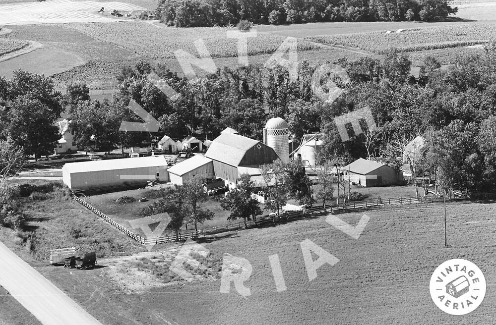 Vintage Aerial Minnesota Meeker County 1970 35PME6