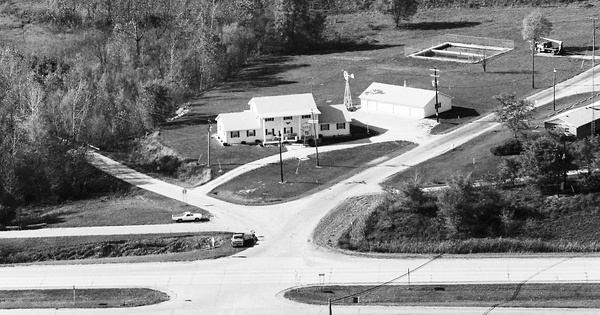 Vintage Aerial photo from 1983 in Morgan County, IN