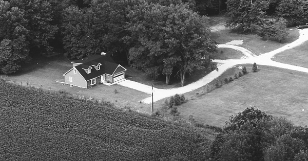Vintage Aerial photo from 1979 in Parke County, IN