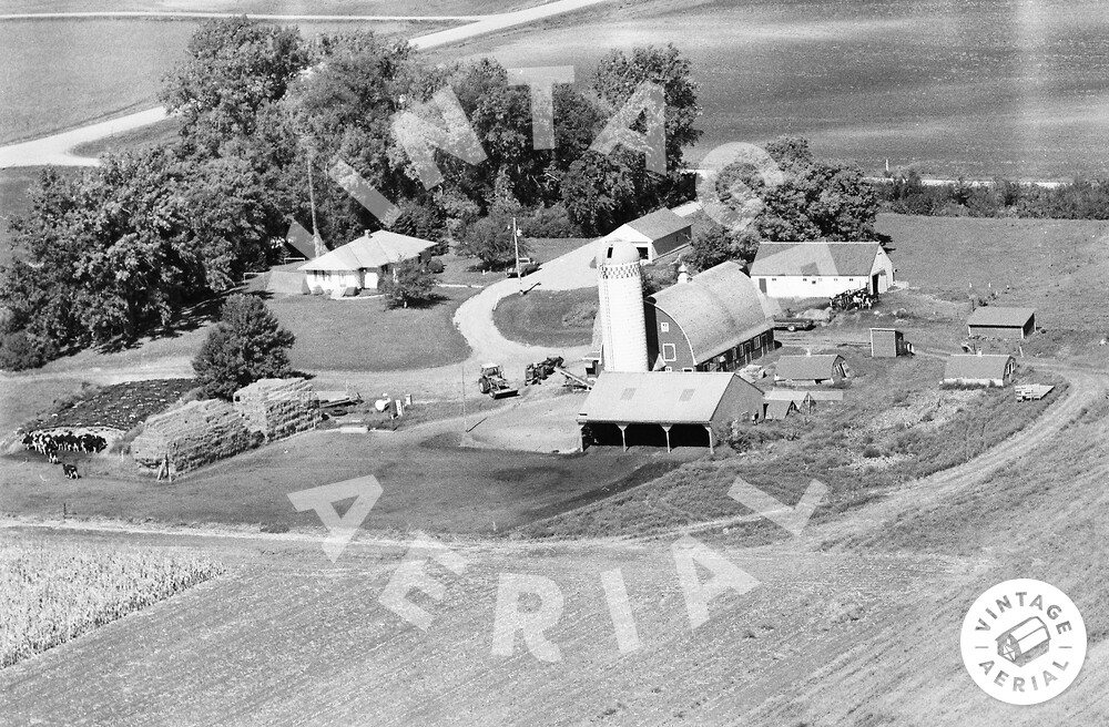 Vintage Aerial Minnesota Redwood County 1977 18MRE4