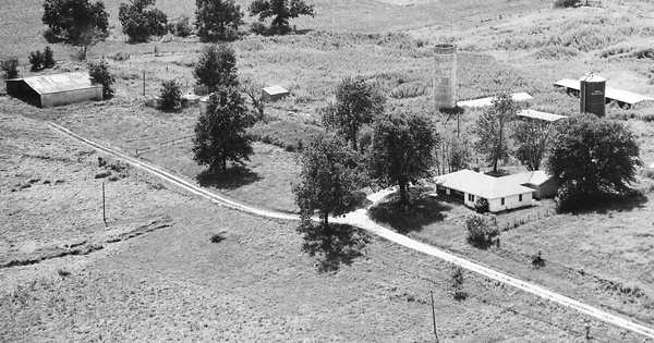 Vintage Aerial photo from 1992 in Knox County, MO