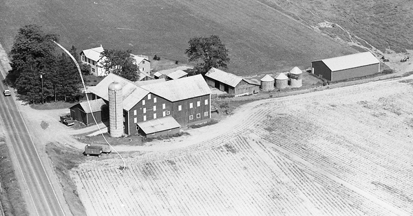 Vintage Aerial photo from 1980 in Centre County, PA