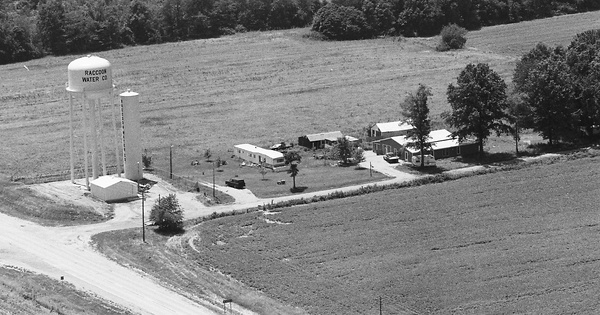 Vintage Aerial photo from 1980 in Marion County, IL