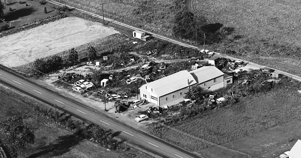 Vintage Aerial photo from 1967 in Snyder County, PA