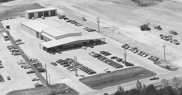Vintage Aerial photo from 1987 in Vernon Parish, LA