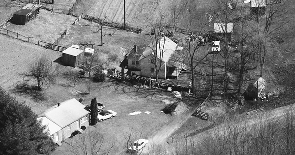 Vintage Aerial photo from 1987 in Carroll County, VA