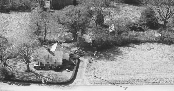 Vintage Aerial photo from 1980 in Moore County, TN