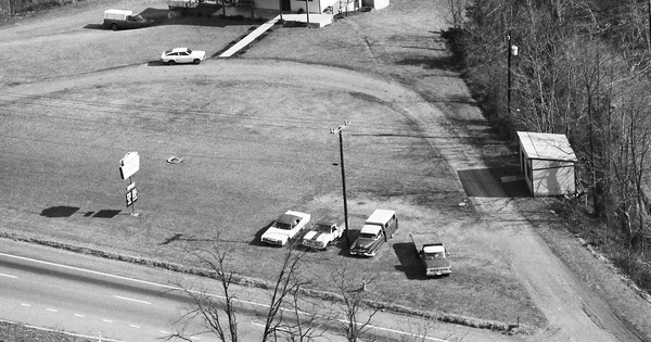 Vintage Aerial photo from 1985 in Franklin County, VA